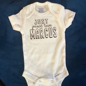 Infant Onesie Just Joined Team...